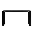 Console de couloir moderne de 60 po, table de couloir à plateau épais avec pieds incurvés réversibles pour salon ou hall d'entrée - Panipeachy