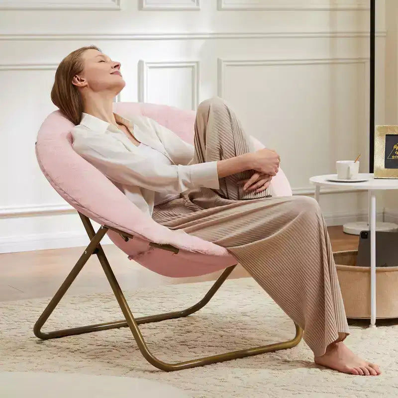 TUYOHW Fauteuils d'appoint en fausse fourrure, chaises de lecture rembourrées pour salon, chambre à coucher