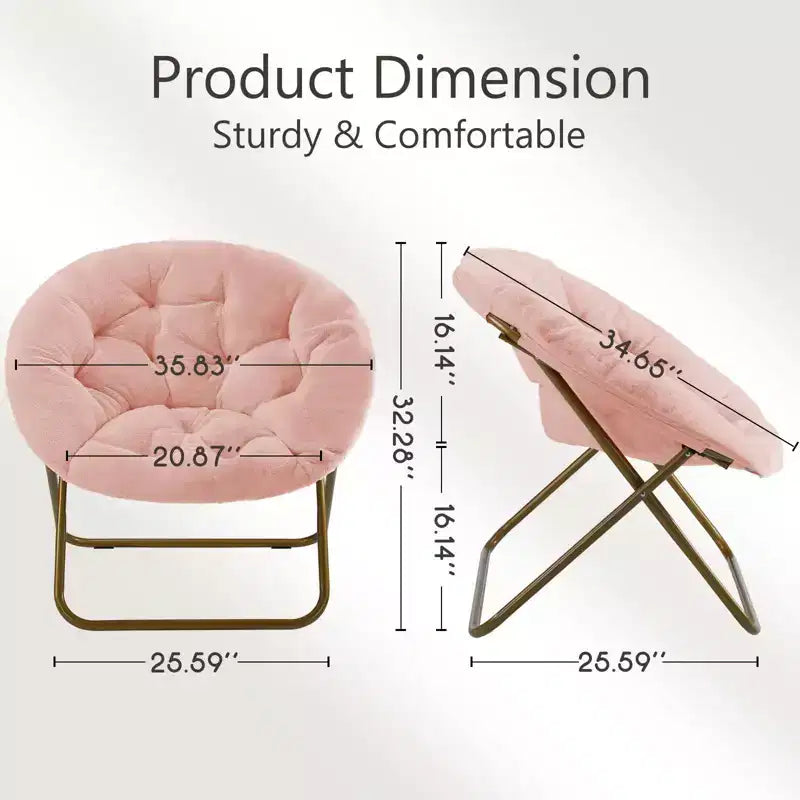 TUYOHW Fauteuils d'appoint en fausse fourrure, chaises de lecture rembourrées pour salon, chambre à coucher