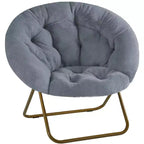 TUYOHW Faux Fur Accent Chairs,Upholstered Reading Chairs for Living Room,Bedroom