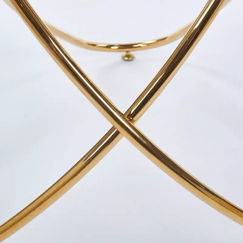 Table d'appoint de canapé avec pied en métal et verre trempé, table de cuisine moderne peu encombrante pour salon, bureau, balcon