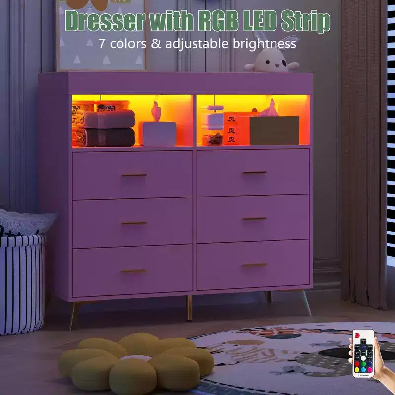 Commode à langer pour bébé avec tiroirs, avec prise de courant et station à langer, organisateur de chambre d'enfant pour nouveau-nés et nourrissons