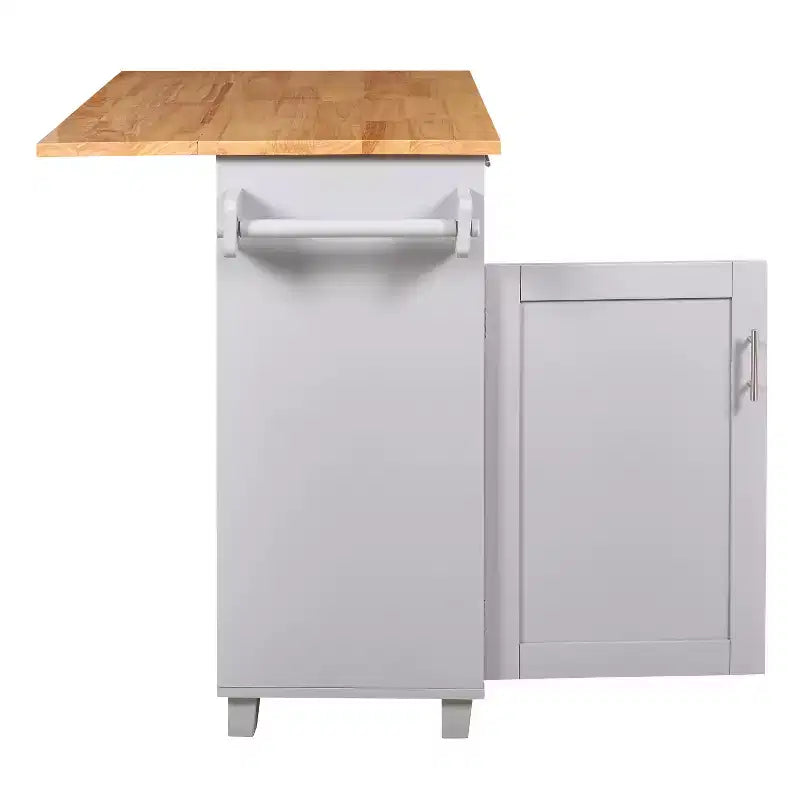 Dessertes de cuisine roulantes avec rangement, îlots de cuisine sur roulettes avec étagère tour réglable, chariots de cuisine avec plateau en bois et étagère de rangement