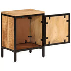 vidaXL Armoire de chevet 40x30x52,5 cm Bois de manguier massif brut