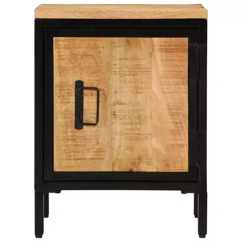 vidaXL Armoire de chevet 40x30x52,5 cm Bois de manguier massif brut