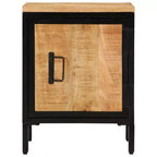 vidaXL Armoire de chevet 40x30x52,5 cm Bois de manguier massif brut