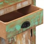 vidaXL Table de chevet à roulettes 40x30x57 cm Bois de récupération massif