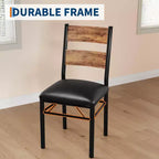 Ensemble Table et Chaises de Salle à Manger Rond pour 4 Personnes, Table de Cuisine et Chaises Circulaires en Bois 5 Pièces pour 4, avec 4 Chaises Rembourrées, Cadre Épais et Robuste