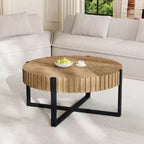 Christopher Knight Home Zane Industrial Round Coffee Table