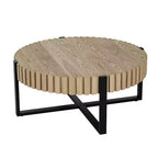 Table basse ronde industrielle Zane Christopher Knight Home