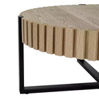 Table basse ronde industrielle Zane Christopher Knight Home