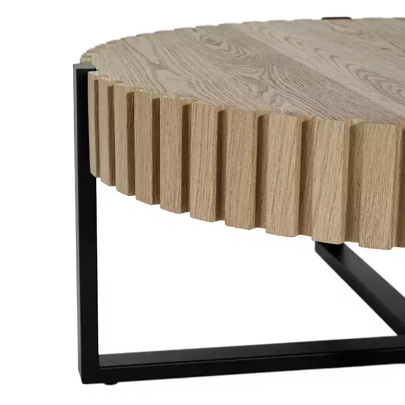 Table basse ronde industrielle Zane Christopher Knight Home