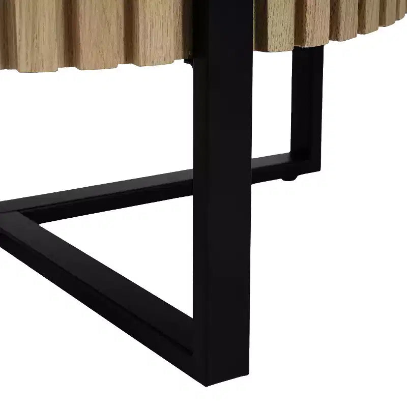 Table basse ronde industrielle Zane Christopher Knight Home