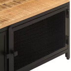 vidaXL Table basse 90x50x37 cm Bois de manguier massif brut