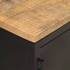 vidaXL Table basse 90x50x37 cm Bois de manguier massif brut
