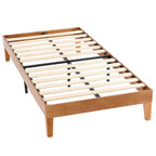 TUYOHW Sturdy Slatted Bed Frame,Solid Wooden Platform with 1000lbs Capacity,Noise-Free & Heavy Duty Platform Bed,No Box Spring Required