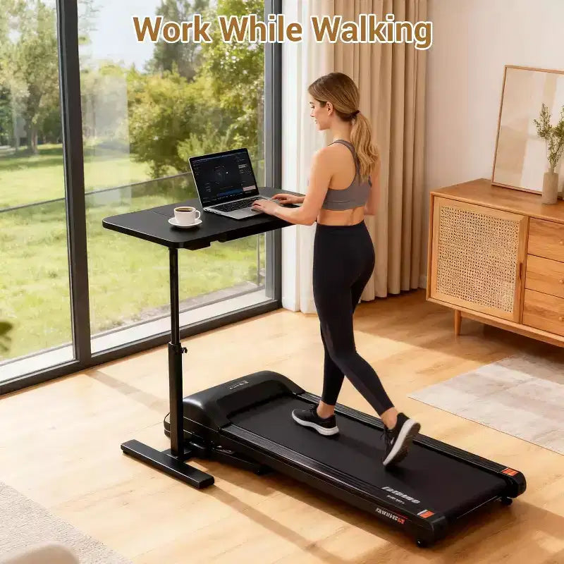 Table d'appoint pour ordinateur portable à hauteur réglable, plateau inclinable, table mobile, cadre en métal robuste, convient pour la maison, le bureau, le canapé ou l'hôpital