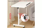 Petit bureau debout, hauteur réglable, bureau pliable avec roulettes, table d'ordinateur mobile, bureau assis-debout, pour petits espaces