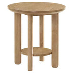 Coaster, ensemble de 2 tables basses rondes en bois Ottowa