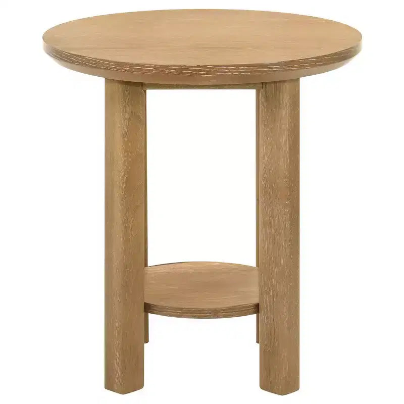 Coaster, ensemble de 2 tables basses rondes en bois Ottowa