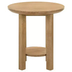 Coaster, ensemble de 2 tables basses rondes en bois Ottowa