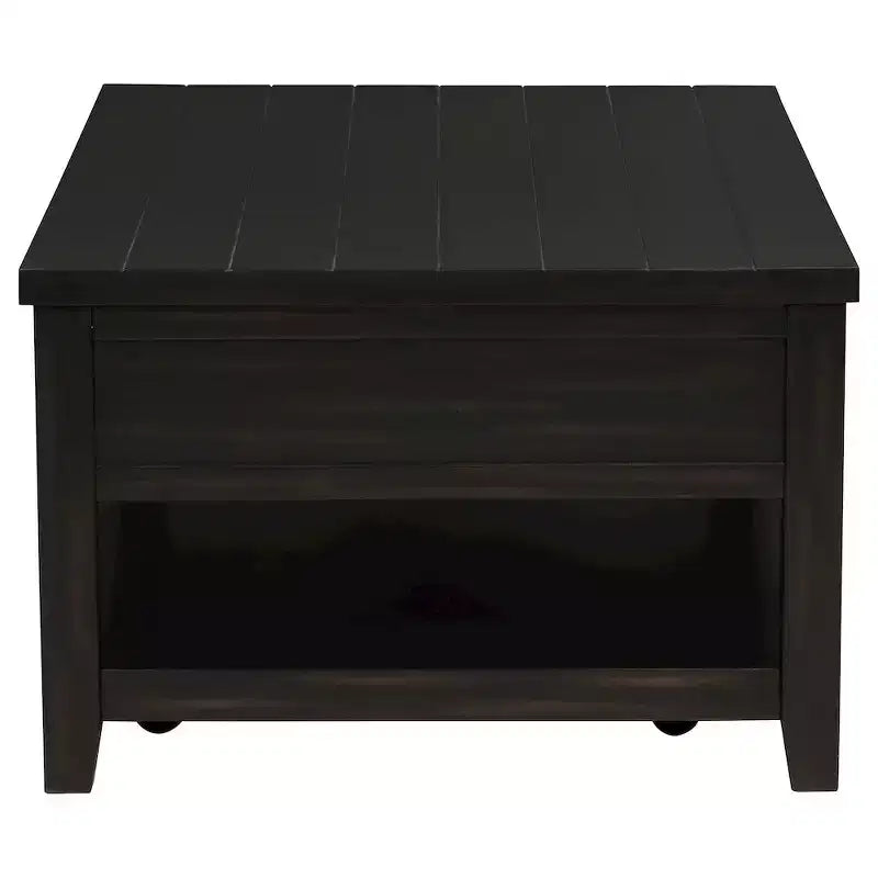 Table basse rectangulaire à 2 tiroirs Concord de Coaster, Java vieilli