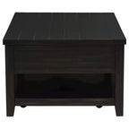 Table basse rectangulaire à 2 tiroirs Concord de Coaster, Java vieilli