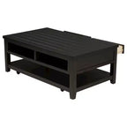 Table basse rectangulaire à 2 tiroirs Concord de Coaster, Java vieilli