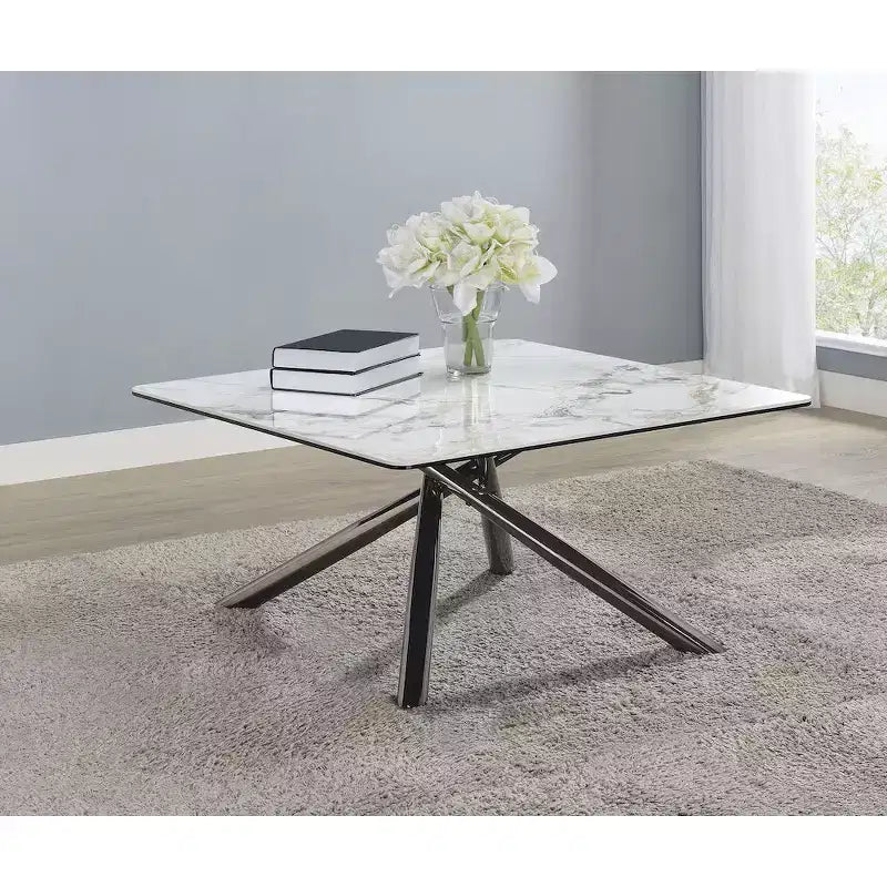 Dessus de table basse carré en pierre frittée Coaster, Carvell