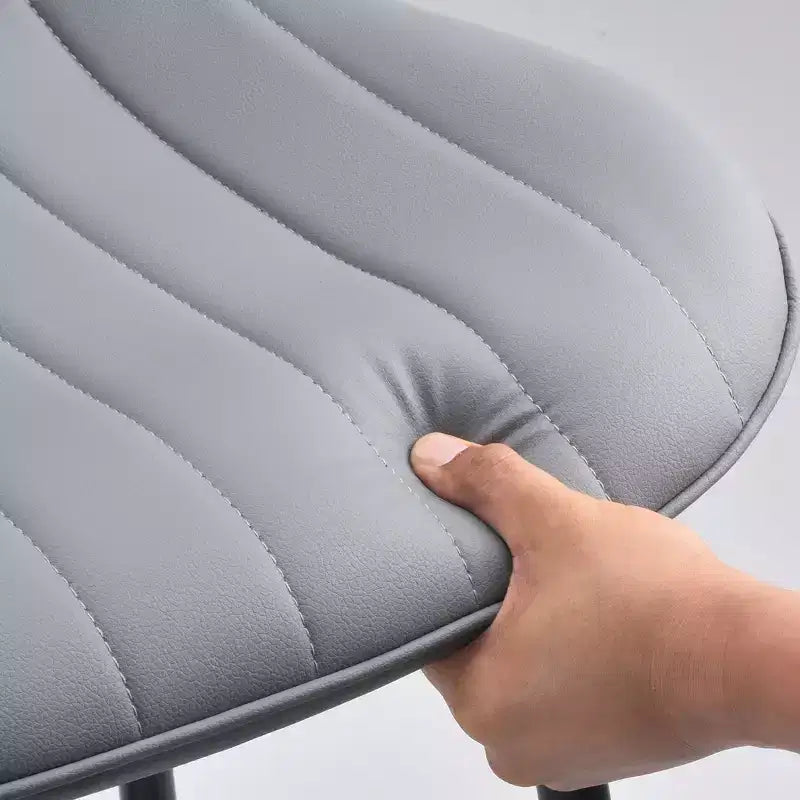 TUYOHW Lot de 2 tabourets de bar en cuir PU à hauteur de comptoir, chaises de bar pivotantes avec siège ergonomique, chaises de salle à manger pour îlot de cuisine, bureau, bar