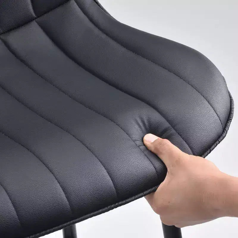 TUYOHW Lot de 2 tabourets de bar en cuir PU à hauteur de comptoir, chaises de bar pivotantes avec siège ergonomique, chaises de salle à manger pour îlot de cuisine, bureau, bar