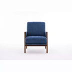 Fauteuil d'appoint en velours TUYOHW, Fauteuil rembourré avec coussin lombaire moelleux, Capacité de 136 kg, Chaise longue ergonomique pour salon, chambre à coucher