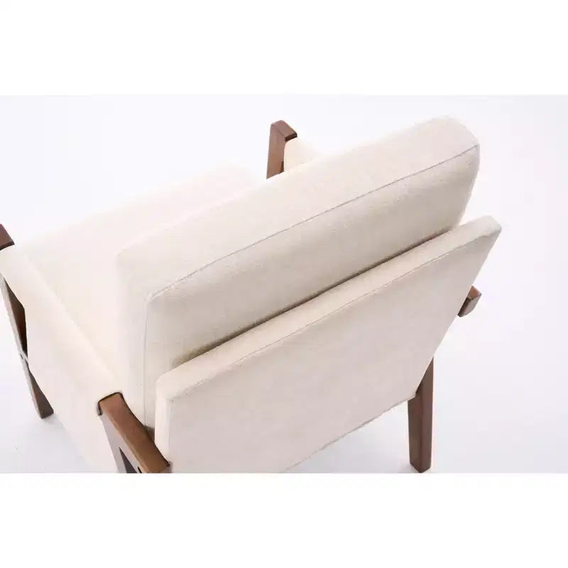 Fauteuil d'appoint en velours TUYOHW, Fauteuil rembourré avec coussin lombaire moelleux, Capacité de 136 kg, Chaise longue ergonomique pour salon, chambre à coucher