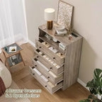 Commode en bois à 4 tiroirs pour chambre à coucher, table de chevet moderne, meuble de rangement en bois pour salon, couloir, placard