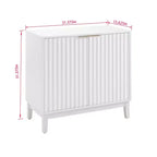 Petit Buffet d'Appoint, Meuble de Rangement Compact pour Cuisine, Salle à Manger ou Salon - Panipeachy