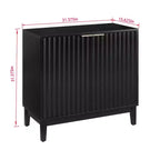 Petit Buffet d'Appoint, Meuble de Rangement Compact pour Cuisine, Salle à Manger ou Salon - Panipeachy