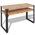 vidaXL Console Table Solid Acacia Wood 47.2x15.7x33.5