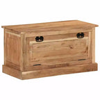 vidaXL Banc de rangement à chaussures Bois naturel Bois d'acacia massif