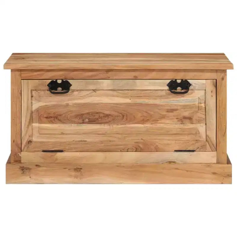 vidaXL Banc de rangement à chaussures Bois naturel Bois d'acacia massif