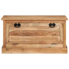 vidaXL Banc de rangement à chaussures Bois naturel Bois d'acacia massif