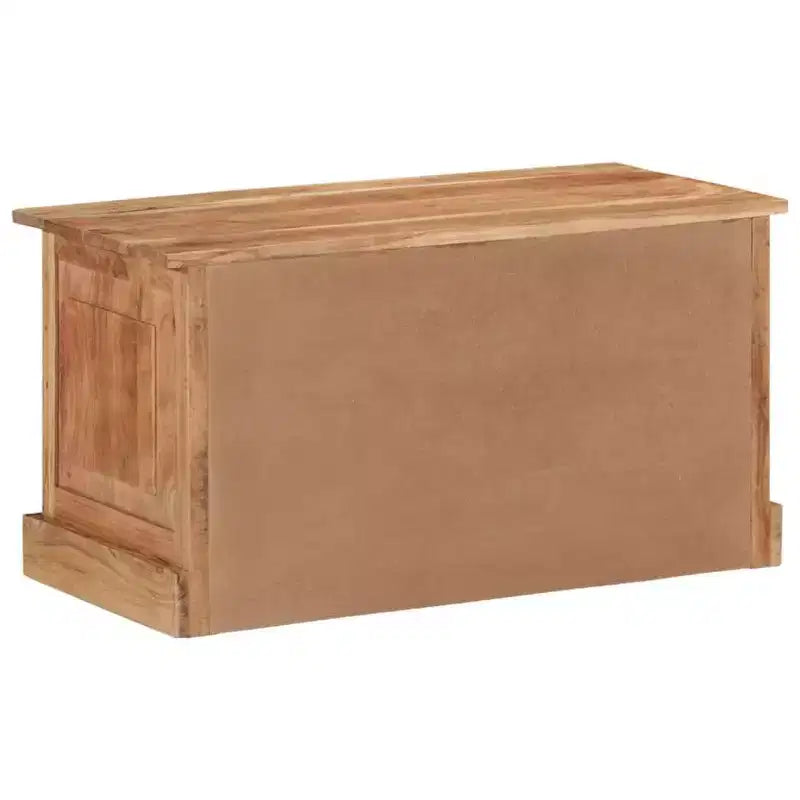 vidaXL Banc de rangement à chaussures Bois naturel Bois d'acacia massif