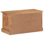 vidaXL Banc de rangement à chaussures Bois naturel Bois d'acacia massif