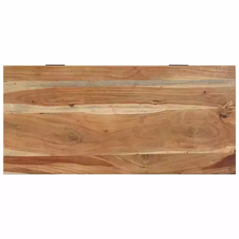 vidaXL Banc de rangement à chaussures Bois naturel Bois d'acacia massif