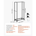 VEVOR Chariot pliant, capacité de 227 kg, chariot à chaises robuste pour 60 chaises, support à chaises en métal avec roulettes pivotantes, noir mat