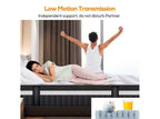 Matelas Queen 14 pouces dans une boîte, mousse à mémoire de forme hybride au gel, fermeté moyenne, certifié CertiPUR-US, blanc