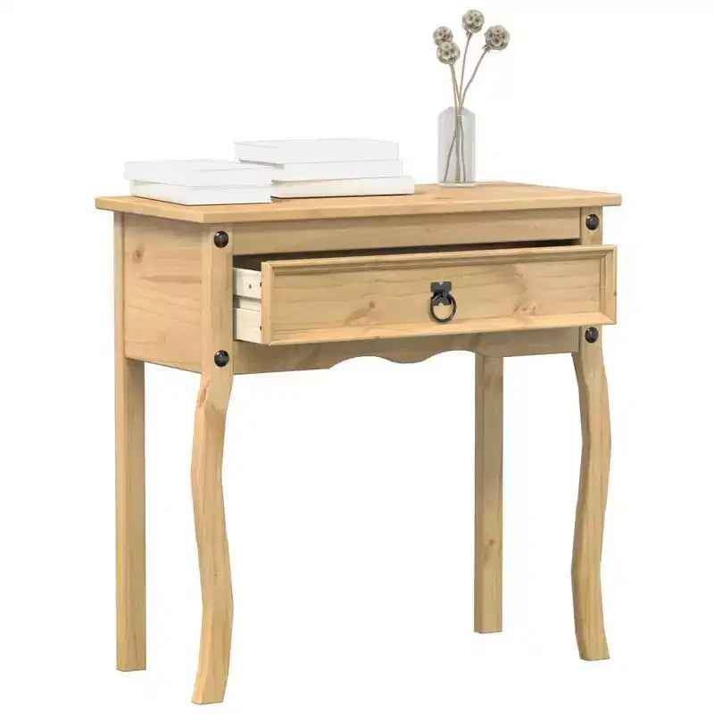 vidaXL Table console Corona 73x35x73 cm Bois de pin massif