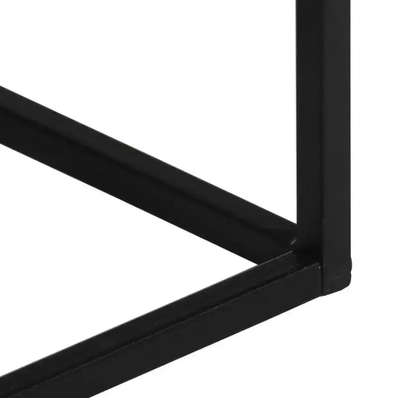 vidaXL Console Table 110x30x75 cm Bois d'acacia massif et fer