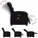 vidaXL Fauteuil de massage inclinable Similicuir Moyen