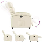 vidaXL Fauteuil de massage inclinable Similicuir Moyen