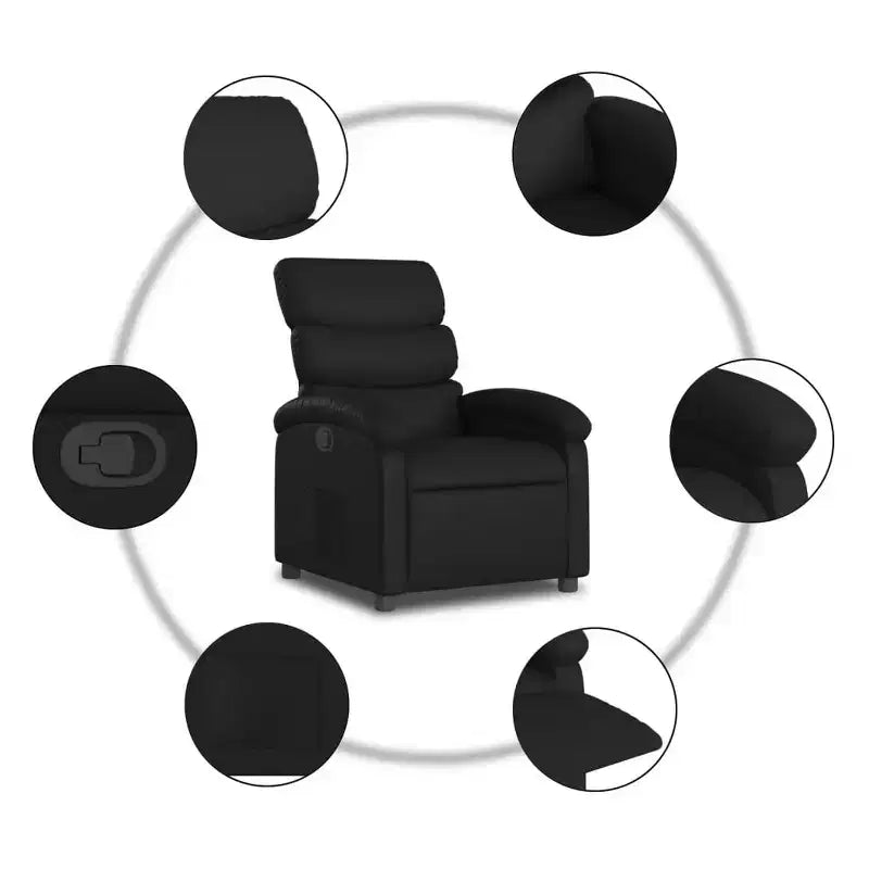 vidaXL Fauteuil de massage inclinable Similicuir Moyen
